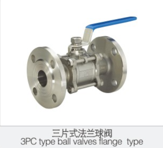 三(sān)片式法蘭球(qiu)閥